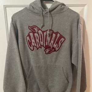 Jerzees Cardinals Baseball Embroidered Hoodie